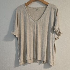 Loft Ruffle Sleeve Tee